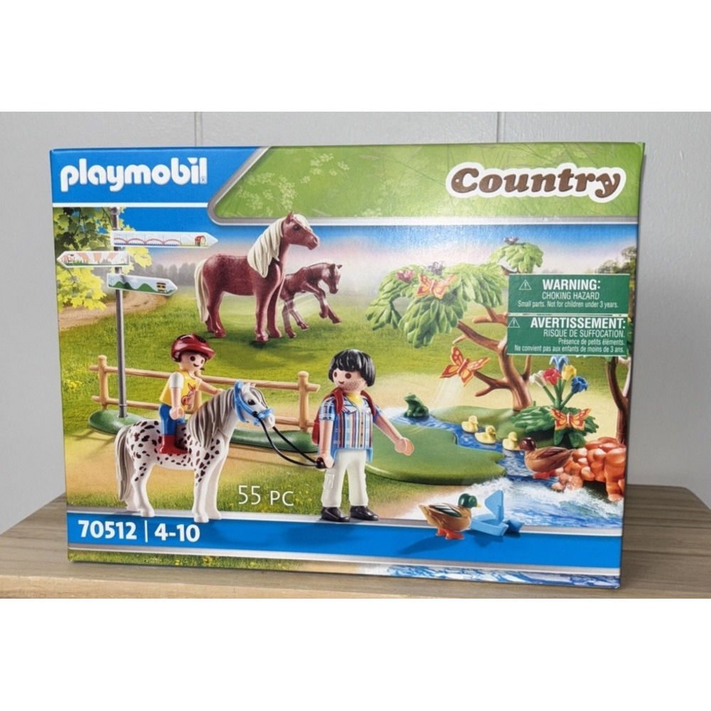 Playmobil 70512 Country: A trip on a pony 55 pieces ages 4-10 New sealed box